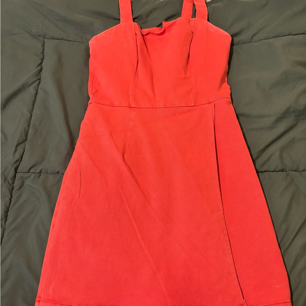 Copper Key Crimson Strappy A-Line Mini Dress